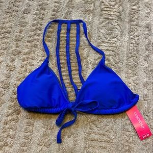 Tie front bathing suit top